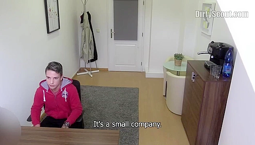 Hot Czech Newcomer Gets Sought in Dirty Casting Session