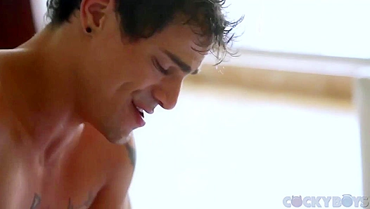 Cocky Boys - Levi Karter & Troy Accola's Intense Story-Driven Ass Fucking