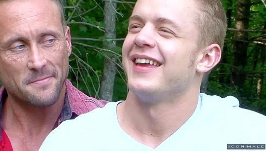 Hot Gay Lovers Ian & Myles Bareback On Cam - Icon Male