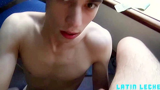 Latin Heartthrob Begging for His First Huge Facial - Spicy Leche Session