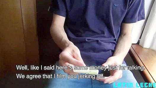 Latin Heartthrob Begging for His First Huge Facial - Spicy Leche Session