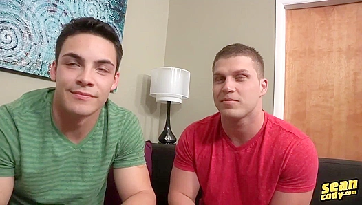 Huge Cumshot Finish to Intense Doggy Style Banging - Sean Cody