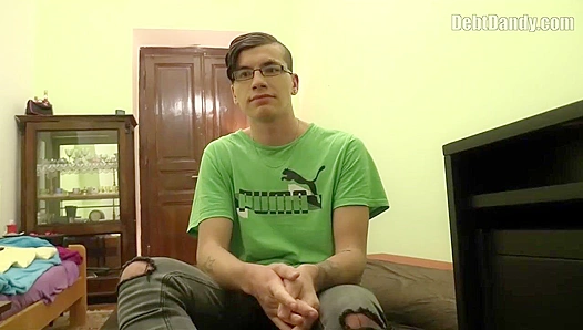 Indebted Geek Gets Drilled Hard in POV Anal Bliss