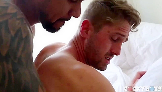 Boomer Banks & Wesley Woods - Steamy Shower Blowjob to Doggy Style Anal