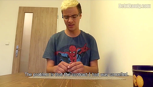 Debt Dandy - Geeky Guy Gets Power-Fucked Hard