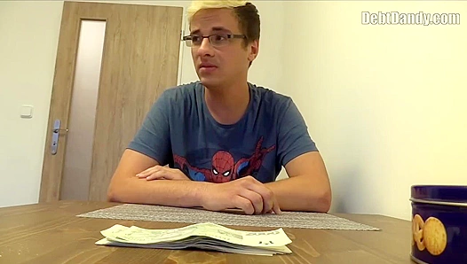 Debt Dandy - Geeky Guy Gets Power-Fucked Hard