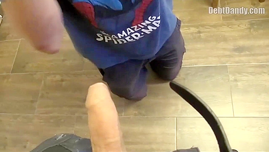 Debt Dandy - Geeky Guy Gets Power-Fucked Hard