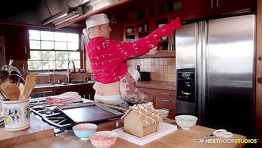 Hot Christmas Cooking Turns Into Steamy Anal With Lance Ford and Gunner