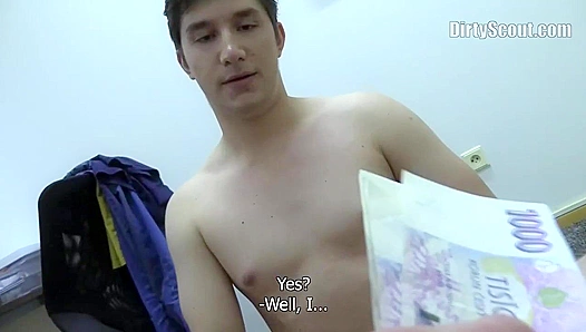 Chubby Newcomer Gets Rawly Destroyed in Dirty Scout Casting Vid