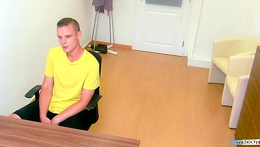 Money-Hungry Newcomer Gets Fucked inDirty Gay Casting Session