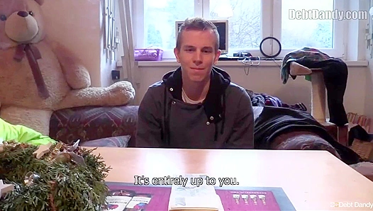 Indebted Twink Takes It Up the Ass - Debt Dandy