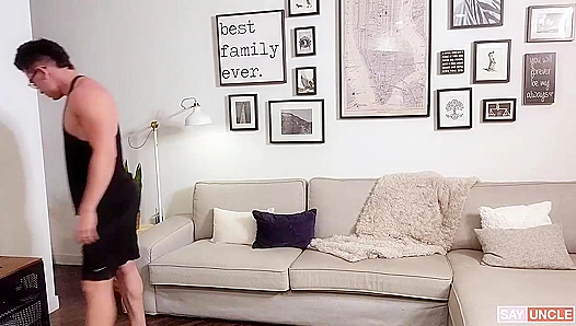 Clark Nails Nick Hard on the Couch - StayHomeBro