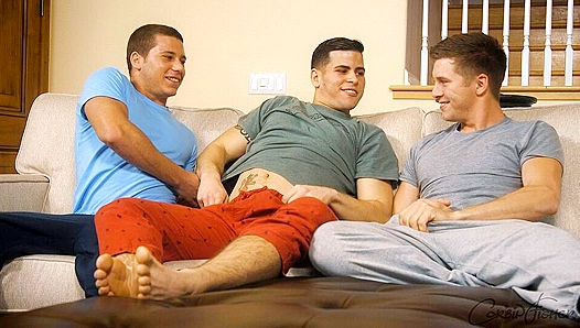 Corbin Fisher's Deep Anal Thrills in a Steamy Three-Way Gay Bash