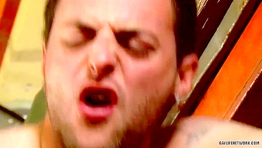 Bareback Warehouse Bang - Jonny Parker & Riley Tess Teach Twinks