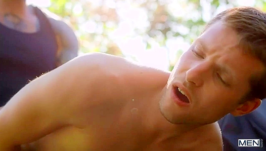 Hairy Beefcake Markus Kage Drills Benjamin Blue Outdoors