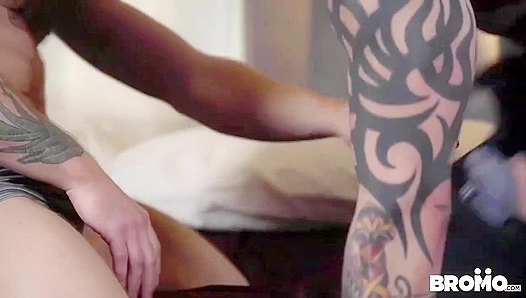 Inked-Up Dudes Bennett & Jordan - Hot Gay Breeding Action