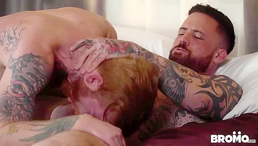 Inked-Up Dudes Bennett & Jordan - Hot Gay Breeding Action