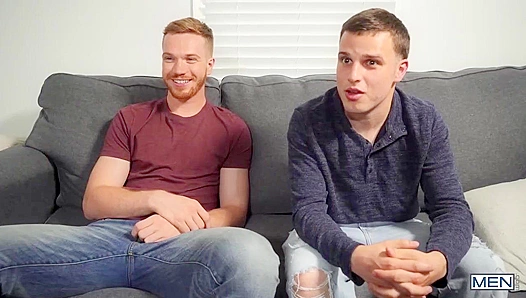 Voyeur Threesome - Military Men Dacotah & Jesse Turn Str8 to Gay：