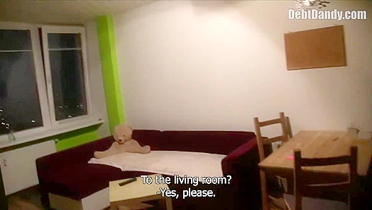 Skinny Hairy Czech Guy Owes It Up His Tight Ass - Debt Dandy