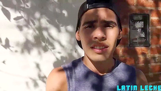 Hairy Latino Hottie Gets Fingered & Covered in Cum - Latin Leche Fever