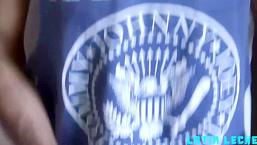 Hairy Latino Hottie Gets Fingered & Covered in Cum - Latin Leche Fever