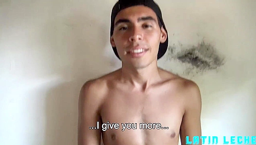 Hairy Latino Hottie Gets Fingered & Covered in Cum - Latin Leche Fever