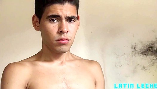 Hairy Latino Hottie Gets Fingered & Covered in Cum - Latin Leche Fever