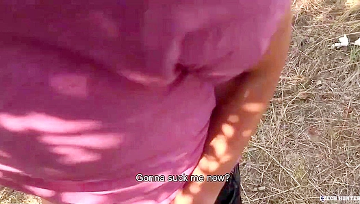 Unexpected Outdoor Anal: Two 'Not Gay' Strangers Get Wild - Czech Hunter