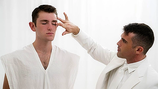 Submissive Mormon Elder Craves His New Daddy's Dominance - Missionary Seduction