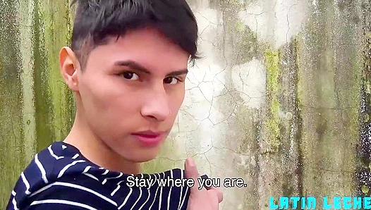 Horny Latin Twink Craves Massive Cum All Over His Chest - Hot Leche Action