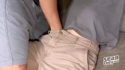 Rowan & Jayden Pound Each Other Raw on the Wooden Stairs - Sean Cody