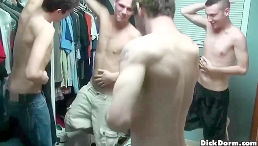 Trent & Max's Messy Group Orgy - Reality Dudes