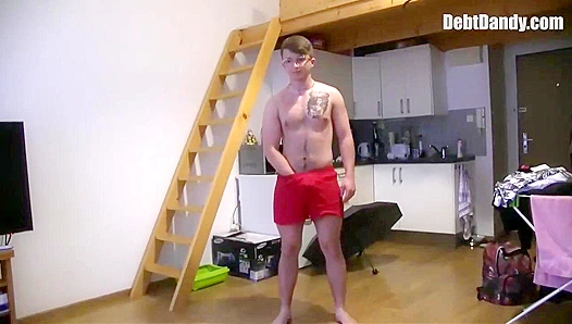 POV - Geeky Guy Gets Fucked by His Debt Dandy