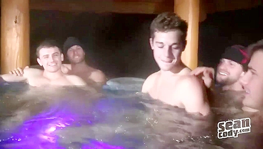 Hot Gay Hotties Fucking by the Fireplace - Sean Cody