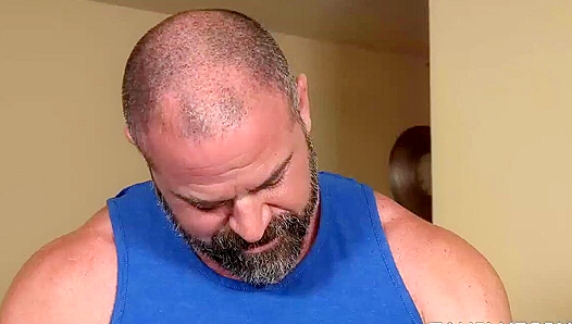 Barron Kennt Gets Roughly Fucked by His Hairy Stepdad, Bishop Angus