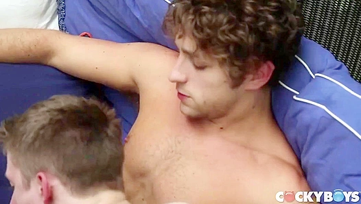 Calvin Banks & Felix Maze - Raw Outdoor Boning - Cocky Boys Bare It All!