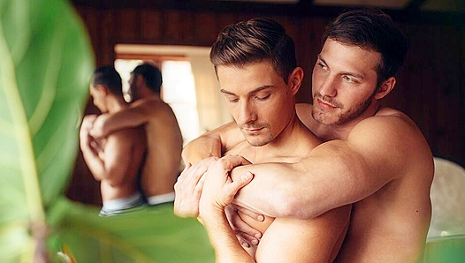 Brandon Cody & Carter Dane - Wild Bareback Cockfest - Cocky Boys