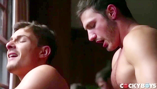 Brandon Cody & Carter Dane - Wild Bareback Cockfest - Cocky Boys