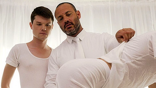 Missionary Boys Violently Spit-Roast Twink Elder Clarke