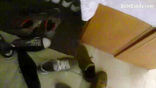 Hairy Booty Bottom Gets Facial After Anal – Debt Dandy