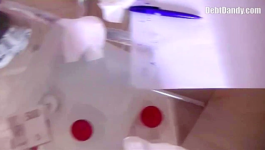 Debt Dandy's POV Blowjob Turns into Wild Amateur Anal