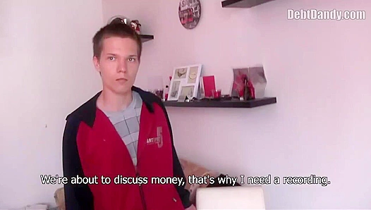 Debt Dandy's POV Blowjob Turns into Wild Amateur Anal