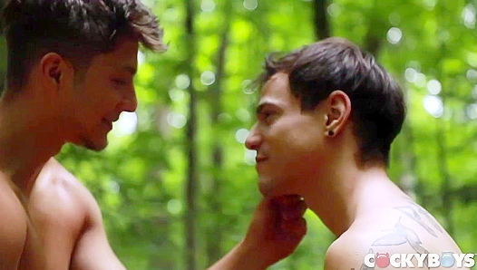 Wild Woods Wild Sex - Angel Rivera & Levi Karter Fuck Like Crazy - Cocky Boys