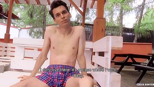 Young Slim Boy Bounces Wildly on Big Cock – XXX Gay POV