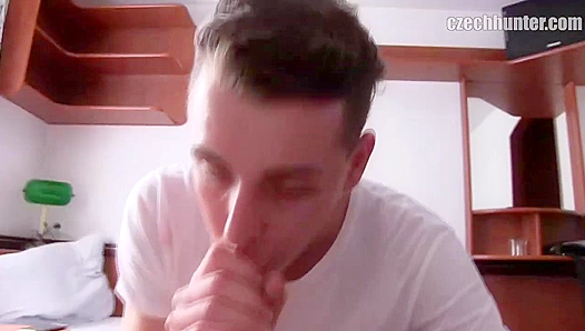 Hot Teen Amateur Swallows Massive Load After Rough Anal - XXX Gay