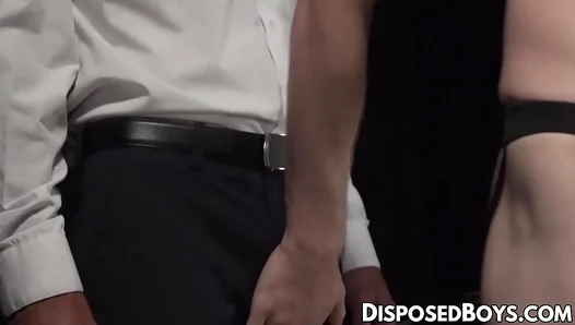 Cole Blue Submissively Sucks Master Brian's Throbbing Cock In Passionate BDSM Session