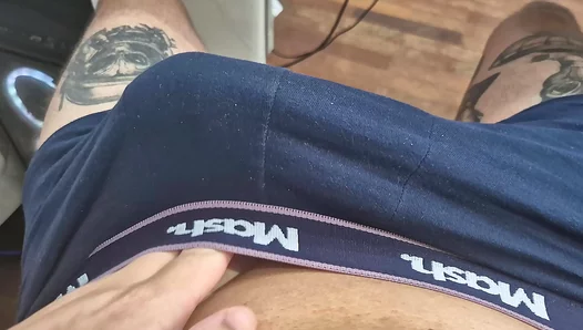 Brazilian Amateur Shows Off His Cock in Solo Gay Session