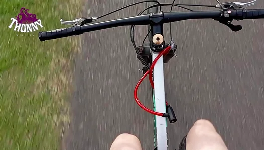 Horny Cyclist Dominates Pretty Boy 18+ in Outdoors Fetish Fun