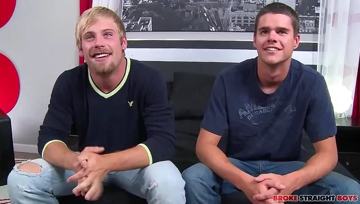 Skyler Daniels & Tate ThompStepSon Deepthroat Big Dick In Hot Amateur Gay Session