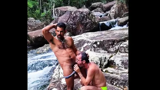 Minas Gerais Tourist Gets Loaded by Big–Cock Daddy in Public Gay Anal Scene